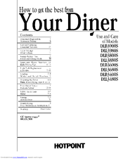 HOTPOINT DLB3600S Use And Care Manual