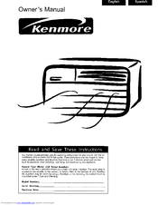 Kenmore 25374131403 Owner's Manual