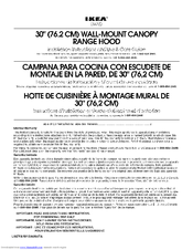IKEA IHW7302YS0 Use & Care Manual