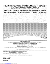 JENN-AIR JED8130ADB17 Use & Care Manual