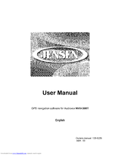 JENSEN NVX430BT User Manual