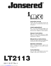 JONSERED LT2113 Instruction Manual