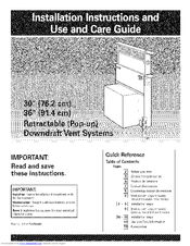 KITCHENAID KIRD862HSS1 Use And Care Manual