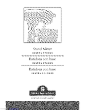 KITCHENAID KSM7586POB0 Instructions Manual