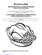 KITCHENAID Pro Line KDRP467 Use & Care Manual