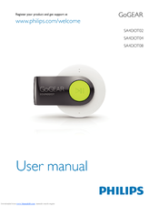 Philips GoGEAR SA4DOT08 User Manual