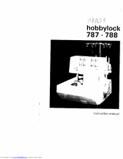 PFAFF hobbylock 787 Instruction Manual