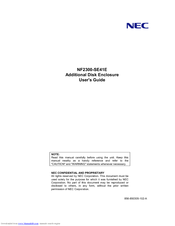 NEC NF2300-SE41E User Manual