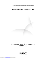 NEC PowerMate 2000 Series Service And Reference Manual