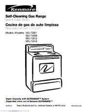 Kenmore 665.75814 Use & Care Manual
