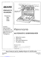 Kenmore 14048 Owner's Manual