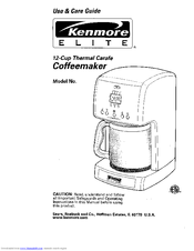 Kenmore ELITE 1009101770A Use & Care Manual