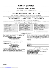 KitchenAid KSCS25MSMS01 Use & Care Manual