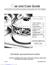 KitchenAid KGCSI66G Use And Care Manual