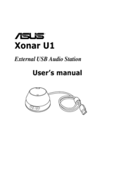 Asus Xonar U1 Lite User Manual