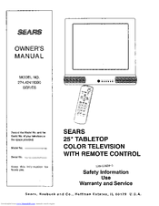 Sears 274.42418390 Series Owner's Manual