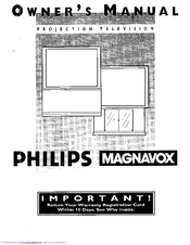 Magnavox 7P5430W Owner's Manual