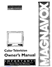 Magnavox TP2783 Owner's Manual