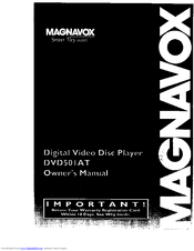 Magnavox DVD50IAT Owner's Manual