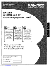 Magnavox 26HD357B User manual. Quick Use Manual