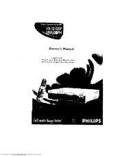 Philips VR810BPH Owner's Manual