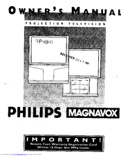 Philips Magnavox 7P4841 Owner's Manual