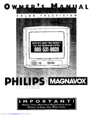 Philips Magnavox PR1389 Owner's Manual