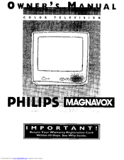 Philips Magnavox PR1317C12 Owner's Manual