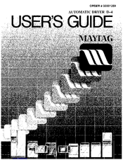 Maytag LDE8604AAE User Manual