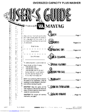 Maytag PAV5157AWW User Manual