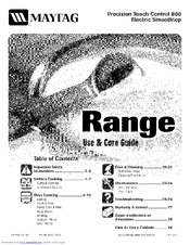 Maytag MER5875RCW1 Use & Care Manual