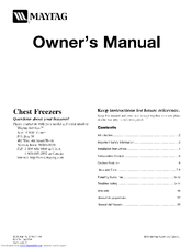 Maytag MQC1557AEW Owner's Manual