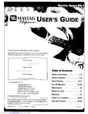Maytag Performa PER5510BAQ User Manual