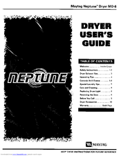Maytag Neptune MD4000 User Manual