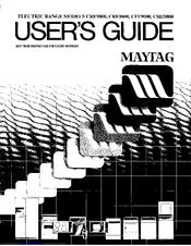 Maytag CRE9800 User Manual