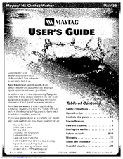Maytag MAV7657EWQ User Manual