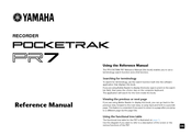Yamaha POCKETRAK Reference Manual