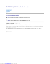 Dell E2311H User Manual