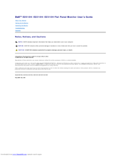 Dell E2310HWFP User Manual