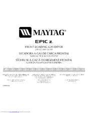 Maytag EPIC Z MGD9800TB0 Use & Care Manual