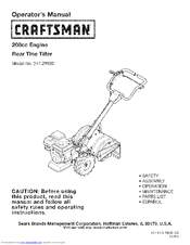 Craftsman 247.29930 Operator's Manual
