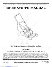 MTD 546 Series Operator's Manual