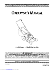 MTD 11A-544E029 Operator's Manual