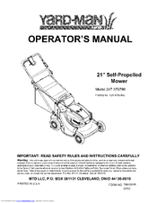 Yard-Man 247.379790 Operator's Manual