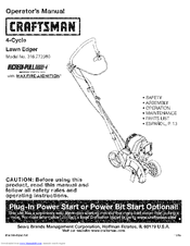 Craftsman 316.772380 Operator's Manual