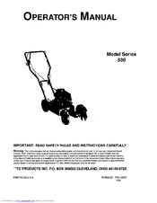 Mtd 530 Series Operator's Manual