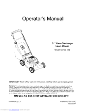 MTD 12A-446M729 Operator's Manual
