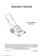 MTD 588Q Operator's Manual