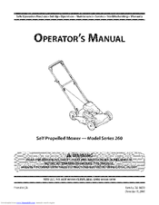 MTD 12A-264C000 Operator's Manual