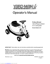 Yard-Man 320 Series Operator's Manual